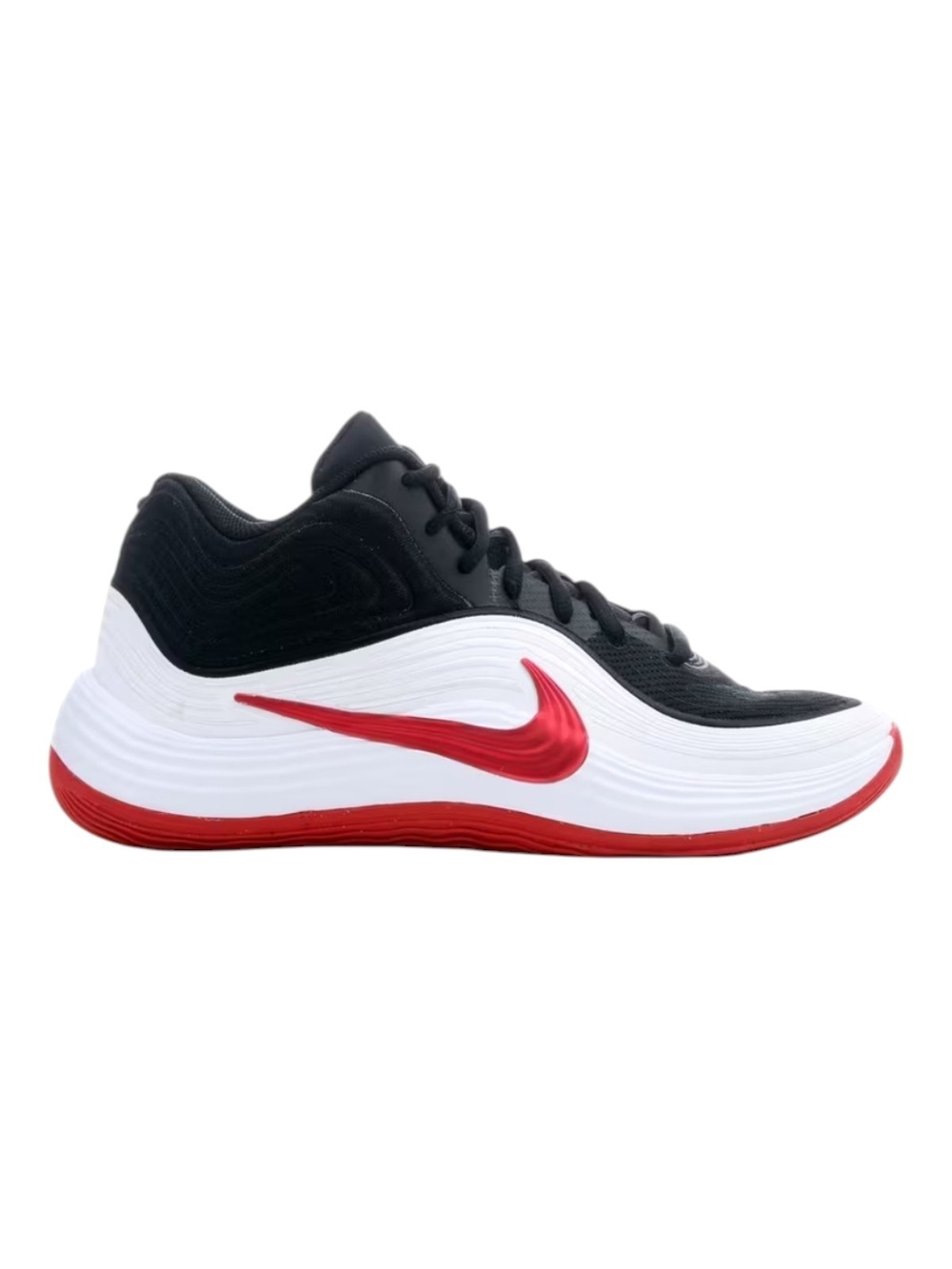 Men's Nike Precision VIII Mid Basketball Shoes 10.5 New. Black, White, Red.